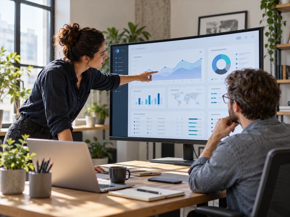 Immagine illustrativa di una dashboard progettata per un team